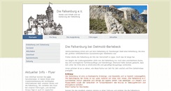 Desktop Screenshot of falkenburg-lippe.de