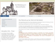 Tablet Screenshot of falkenburg-lippe.de